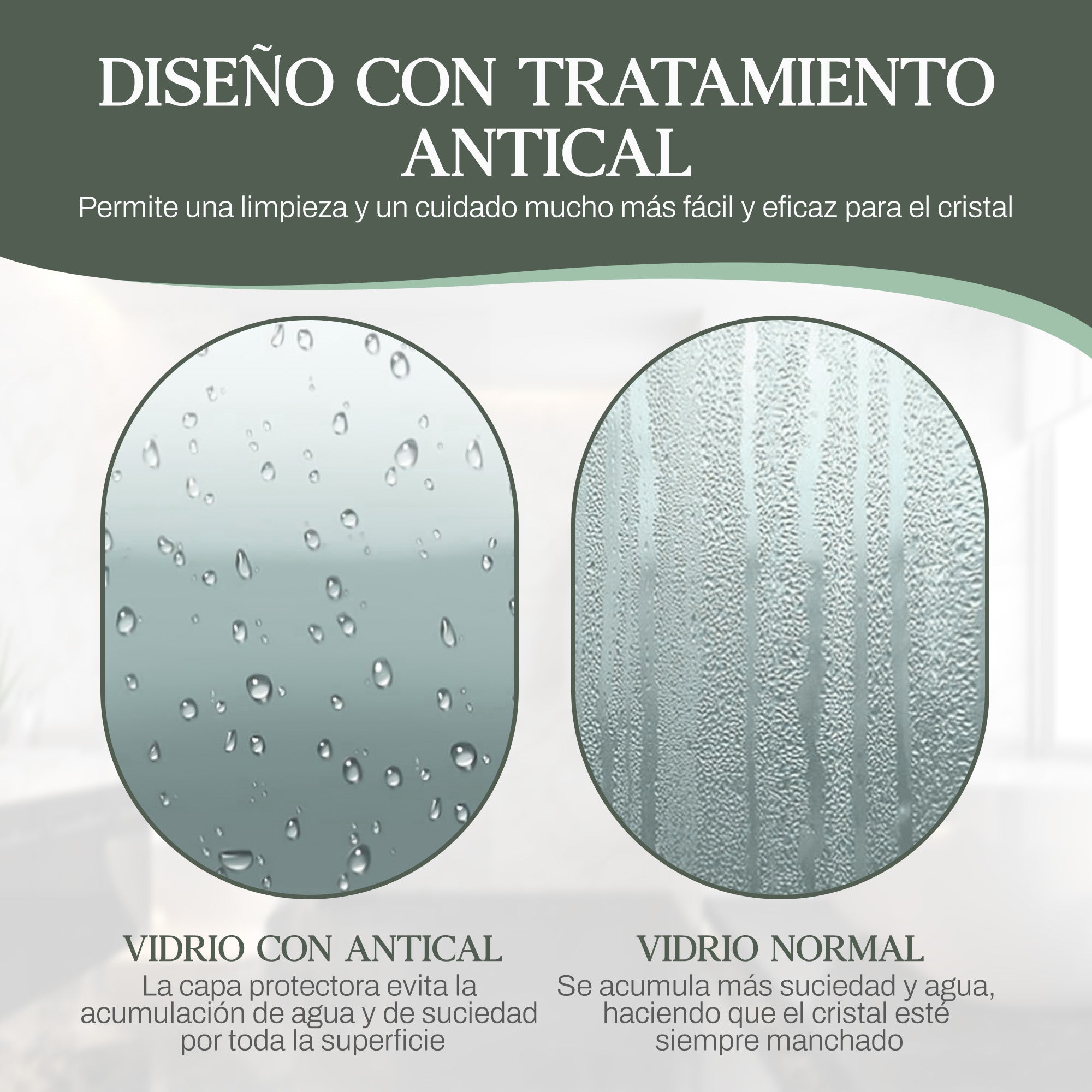 Mampara de Ducha Abatible con Cristal templado 8 mm Antical - Perfilería Negro Mate- 70 cm (Fijo) + 40 cm (Abatible) Ancho x 200 cm Alto - 9