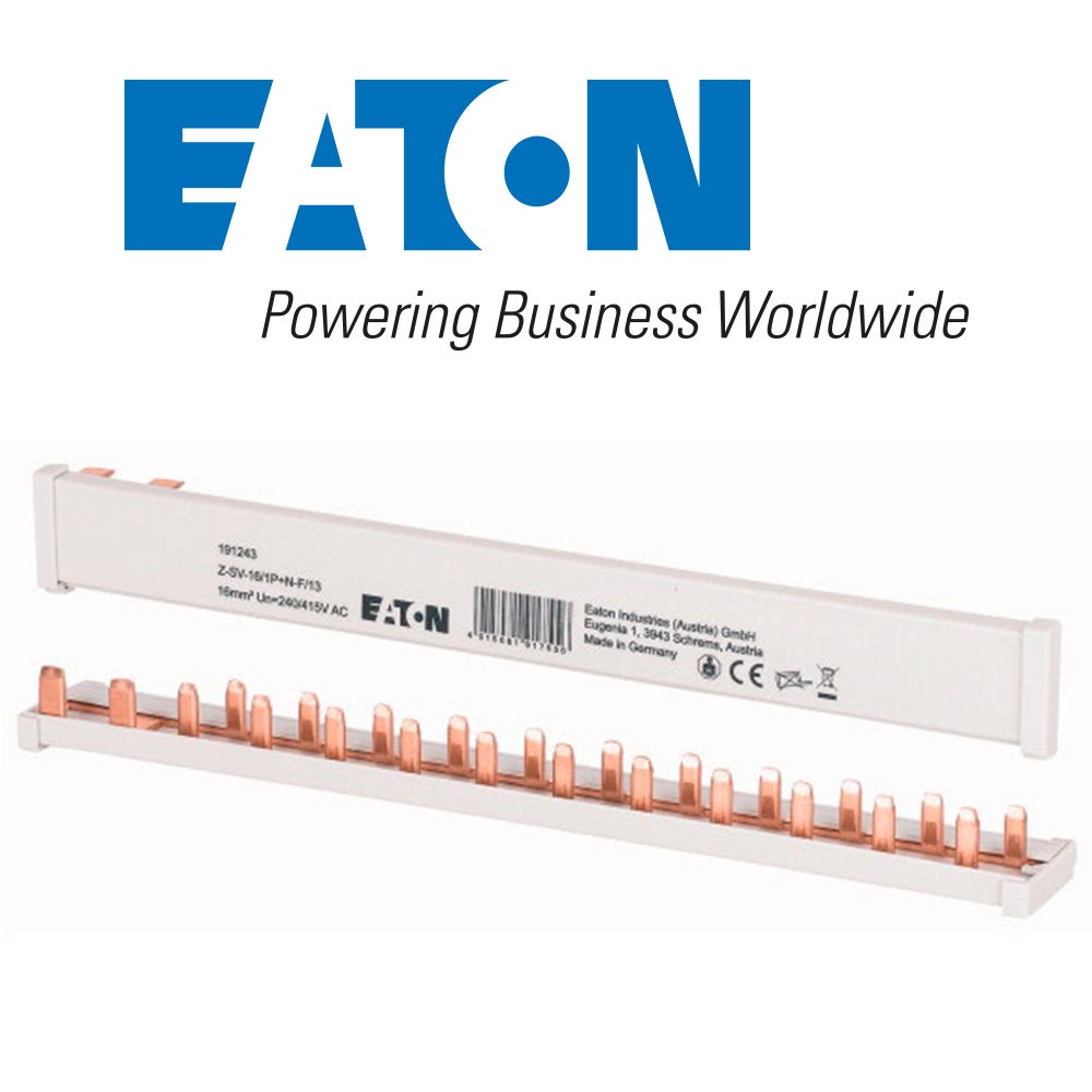Peigne horizontal 1P+N 16A 13 modules-EATON - 3