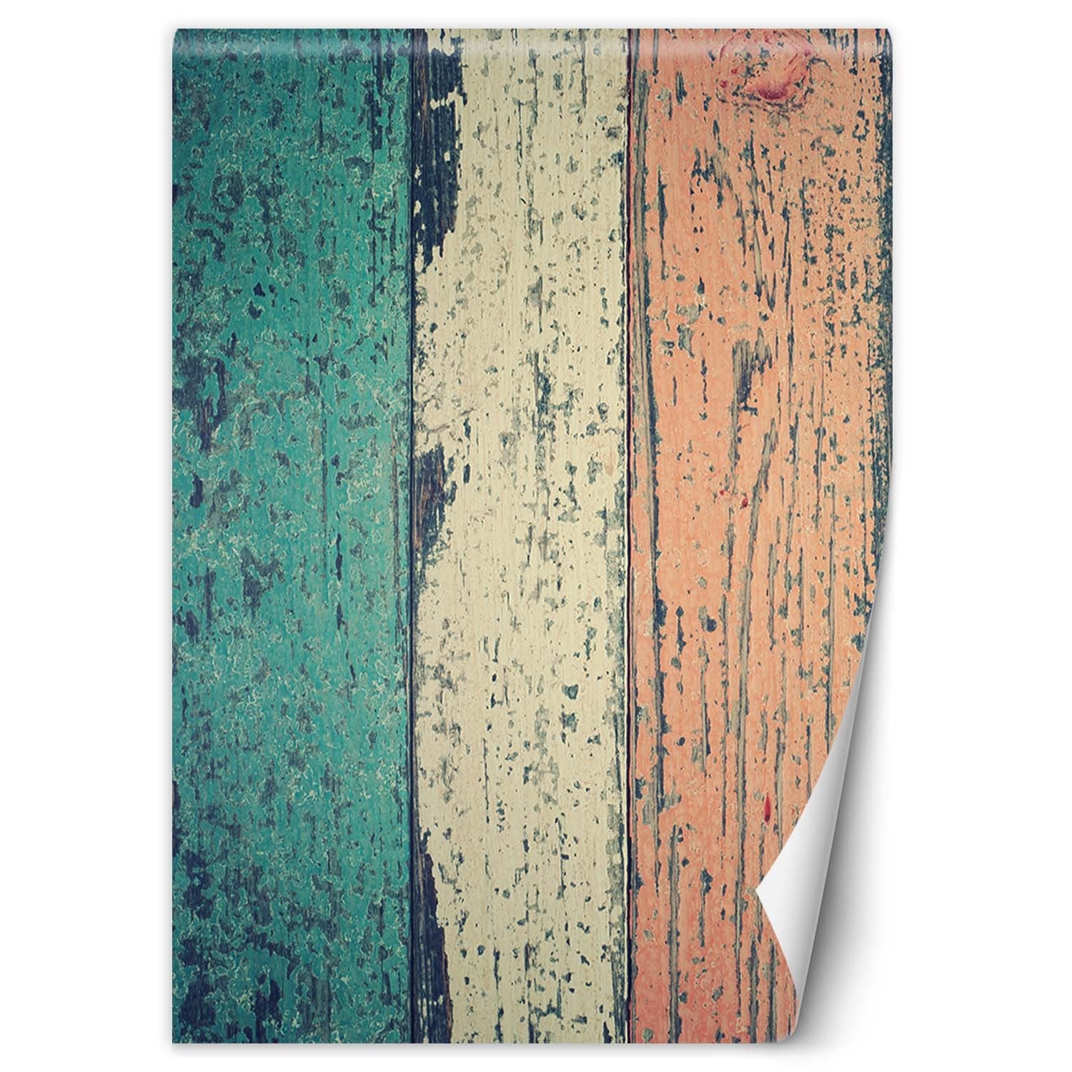 Fototapeta, Pastelowe deski 100x140