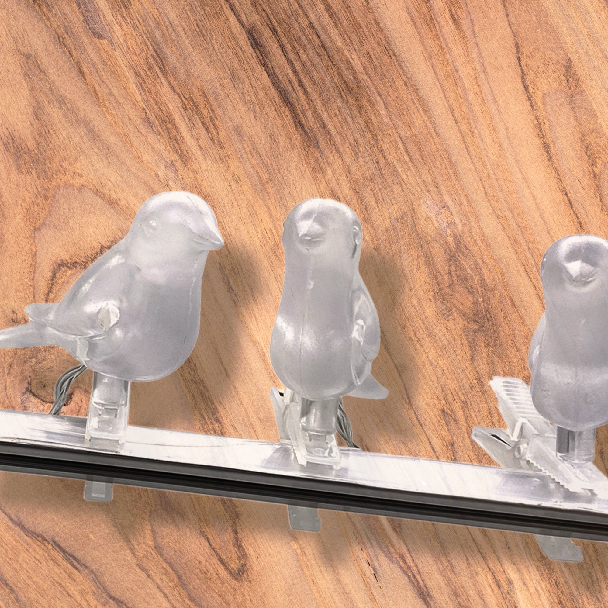 Ghirlanda luminosa uccelli solari FISHTEC 5 uccelli LED multicolore staccabili Pannello solare Decorazione giardino balcone terrazza - 8