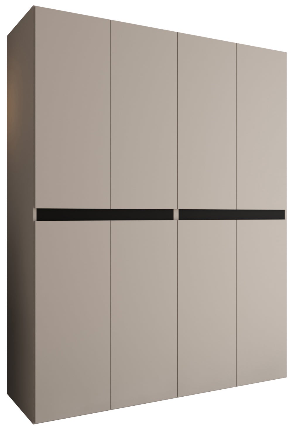 Szafa uchylna otwierana SALSA 160 x 52 x 203 cm kaszmir Abiks Meble