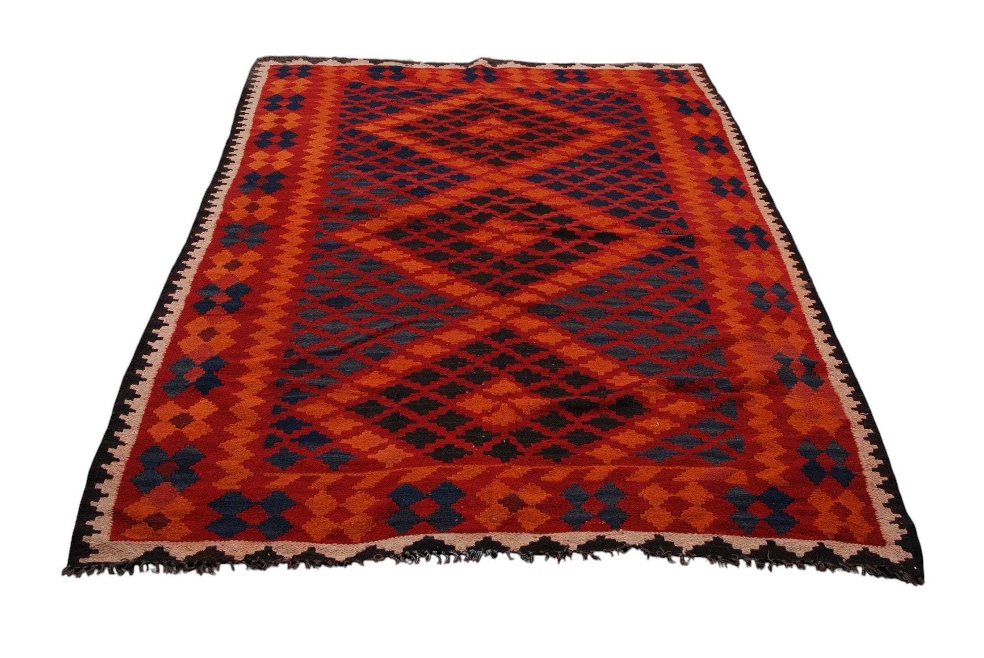Oryginalny, ręcznie robiony kilim - 225x150 cm (GalleriaFarah1970)