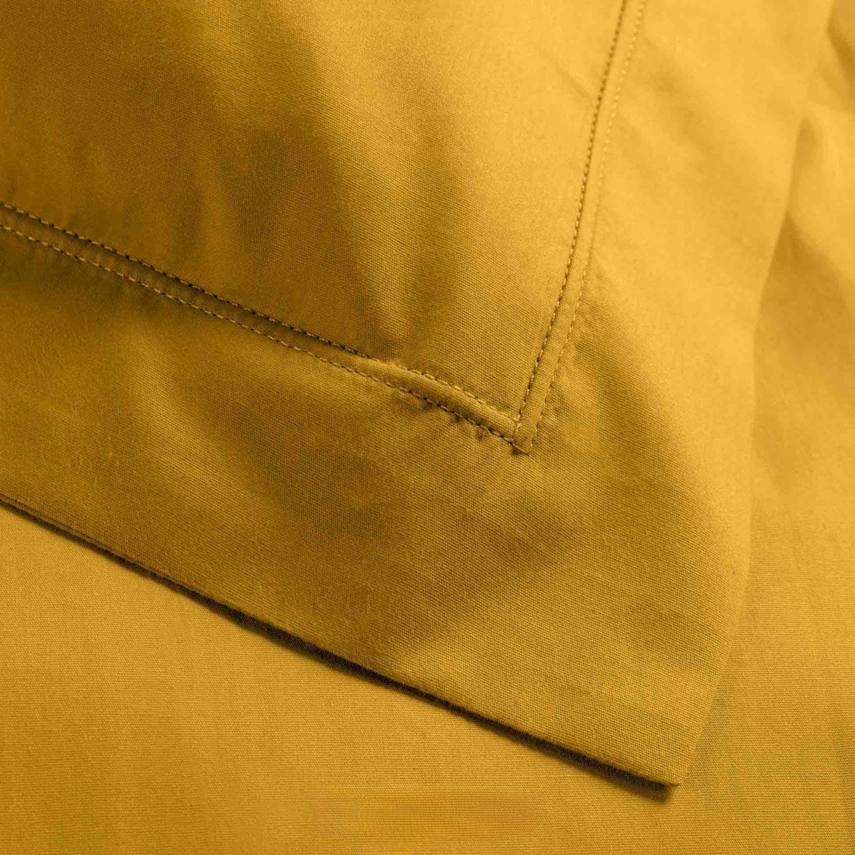 Taie d’oreiller 63 x 63 cm en percale Curry – Volant plat & point bourdon - 7