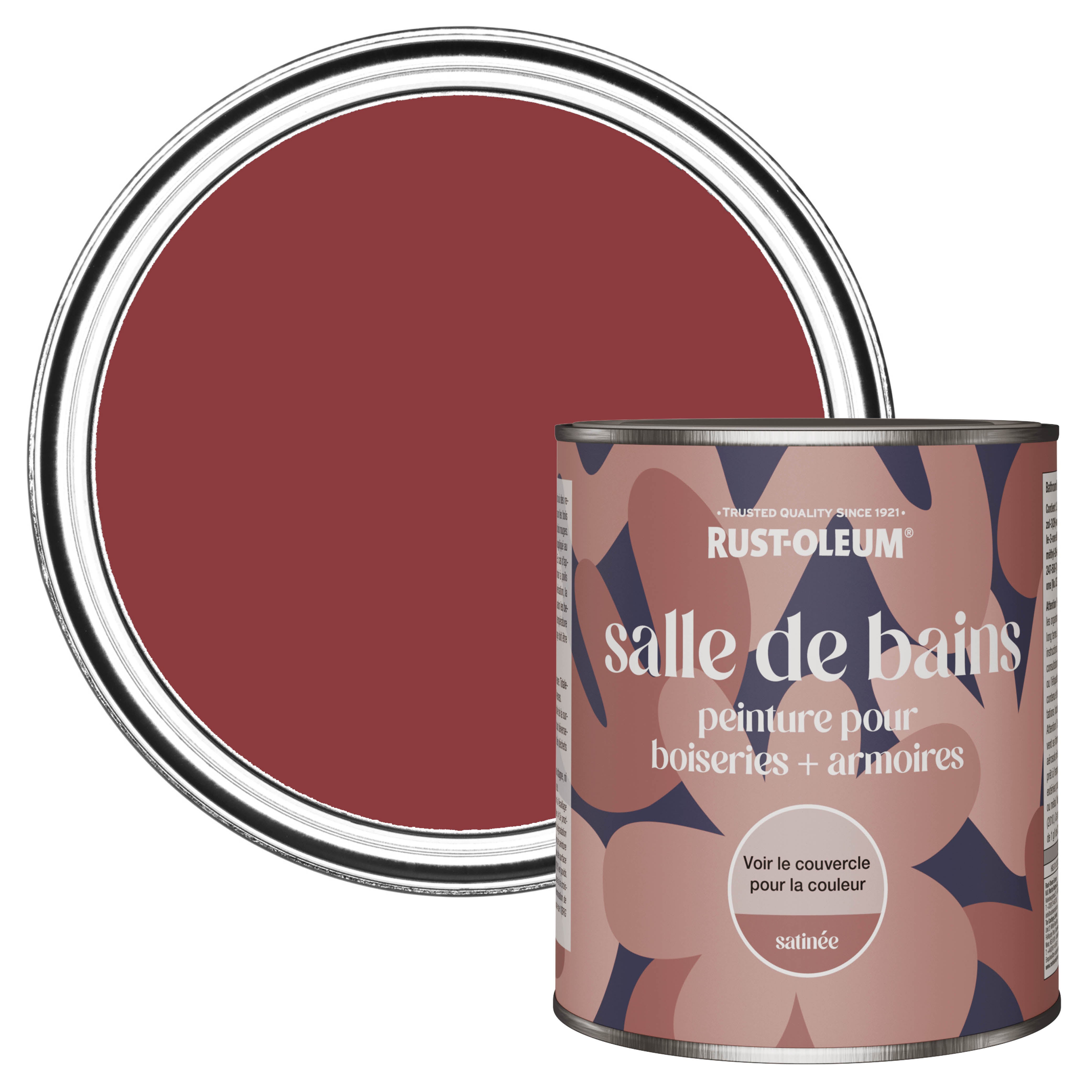 Peinture laque satinée pour bois 2-en-1 Spectrum RAL 9010 Blanc 750 ml
