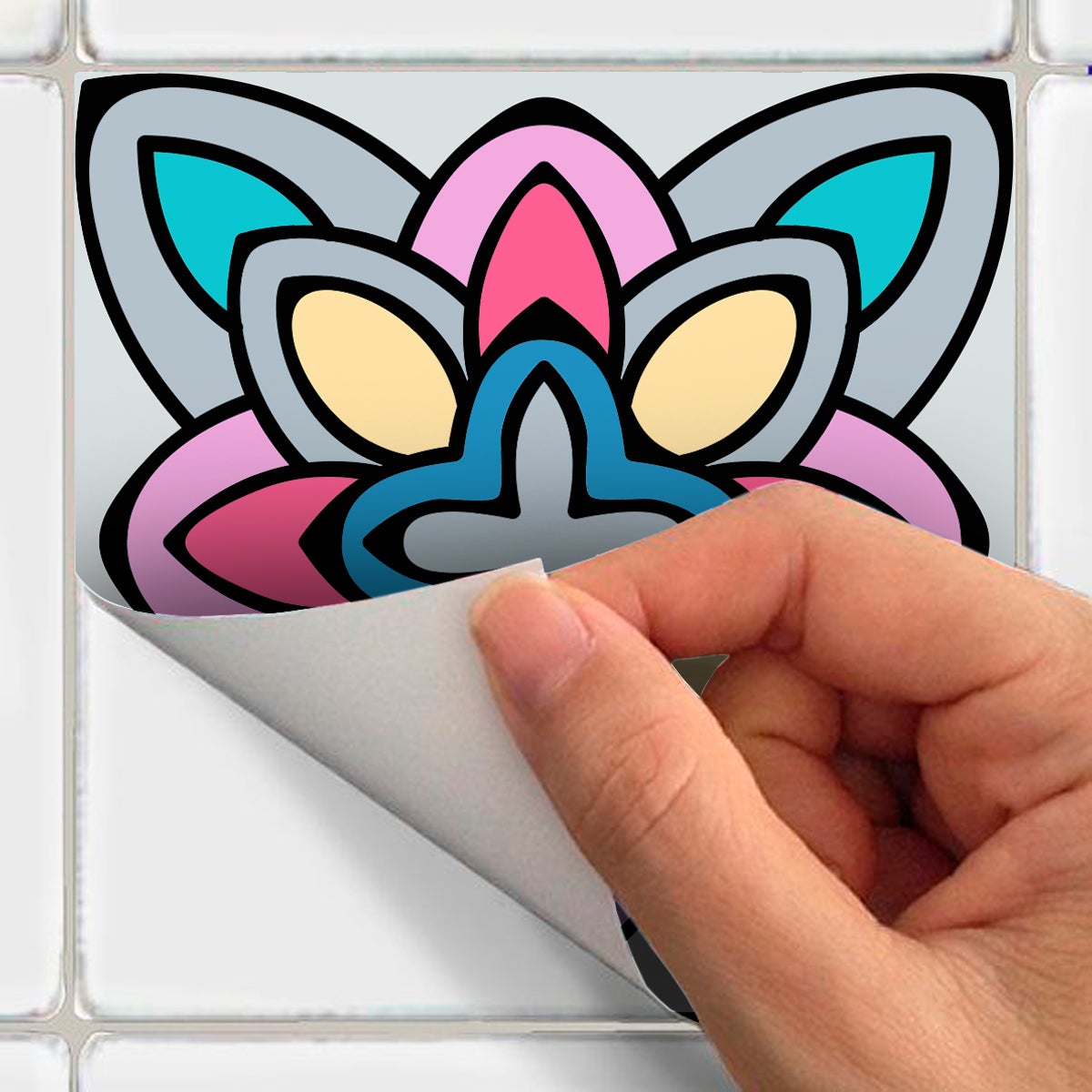 12 adesivi piastrelle di cemento Australia - Sticker adesivo - adesivi murali - 12stickers10x10cm - 5