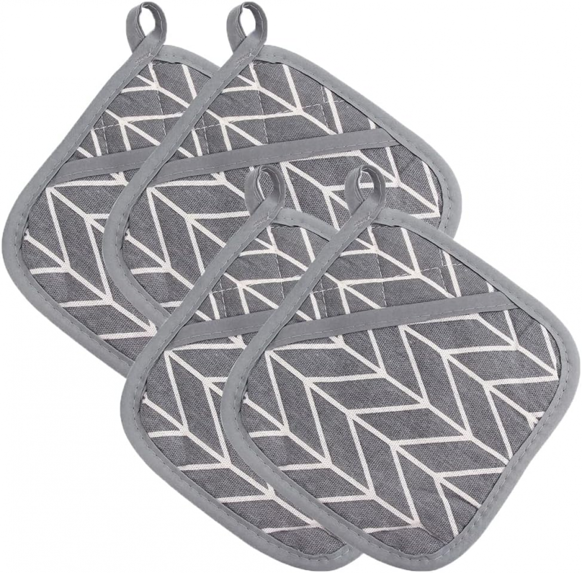 Set Di 2 Guanti Da Cucina In Silicone Sol, Resistenti Al Calore Fino A 260°C, Impermeabili E Antiscivolo, Con Fodera Trapuntata E Protezione Avambraccio, Colore Grigio, Lavabili In Lavatrice