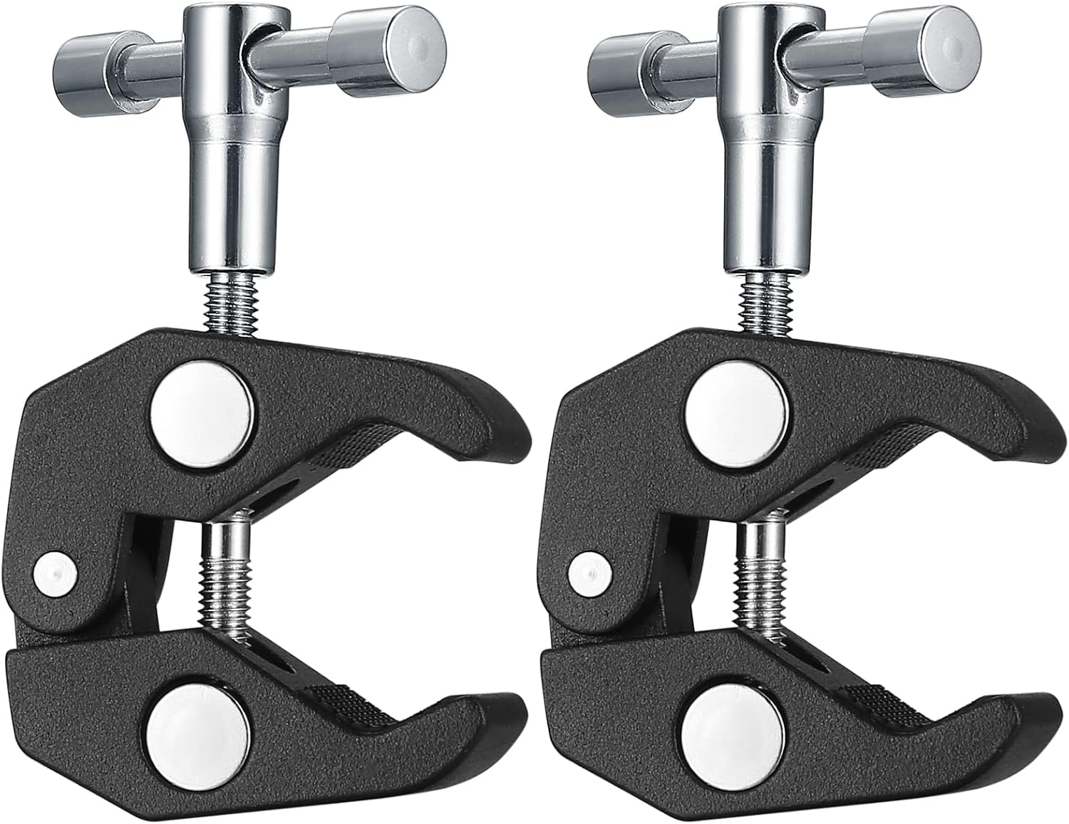 Juego de 2 abrazaderas Super Clamp para trípode, cámara, monitor e