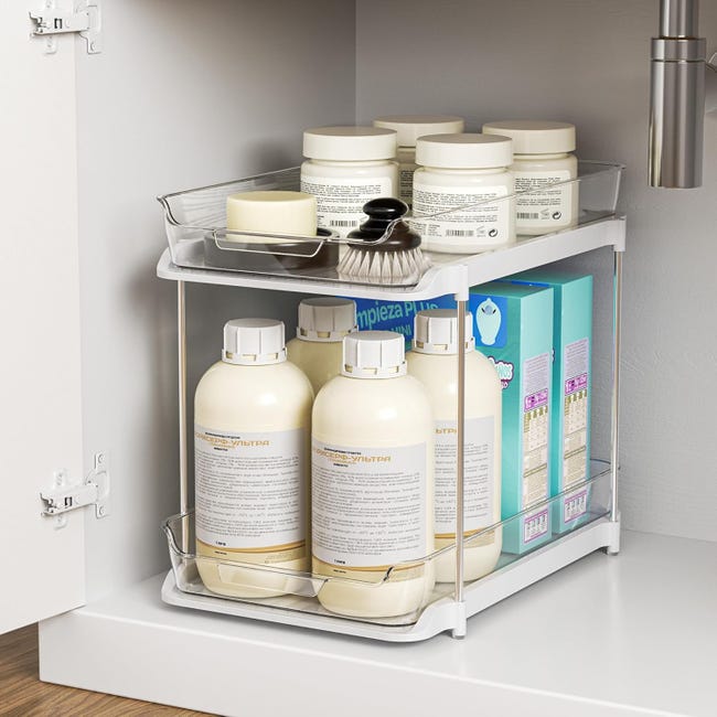 Organizer Sottolavello Cucina, Organizer a 2 Livelli Con 4 Cestelli Estraibili E 7445044078012 Organizer Sottolavello Cucina, Organizer a 2 Livelli Con 4 Cestelli Estraibili E 7445044078012
