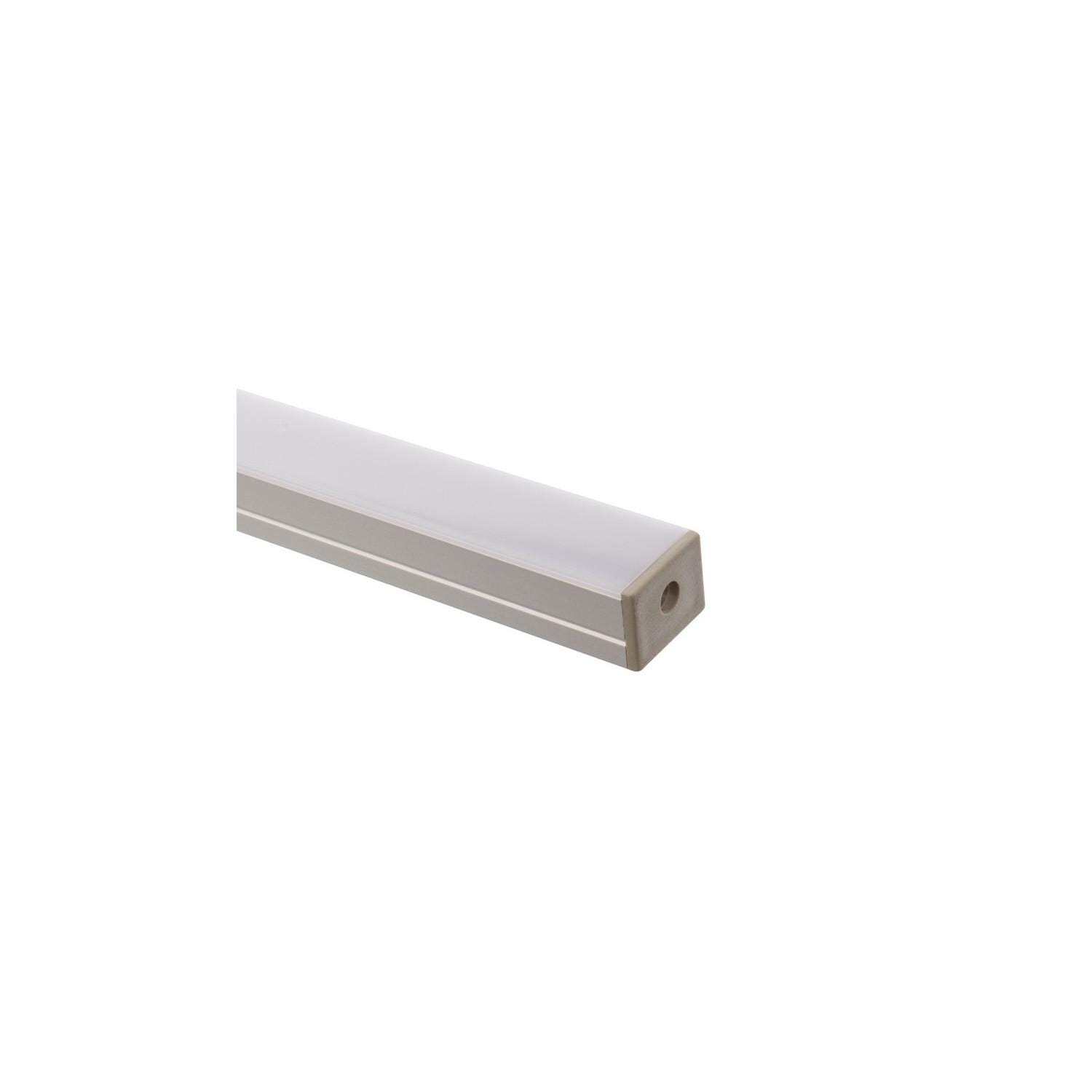 Profilo in Alluminio da Incasso Rapido nel Cartongesso per Strisce LED - Verniciato BIANCO Profilo in Alluminio da Incasso Rapido nel Cartongesso per Strisce LED - Verniciato BIANCO