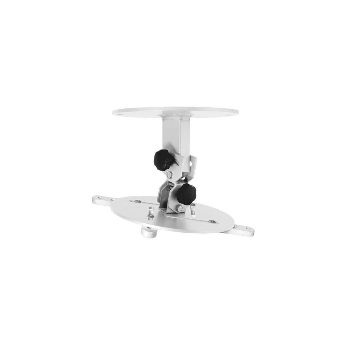 Support Pour Projecteur Universel Techly - Portée 110-197 Cm, Charge 15 Kg, Argent