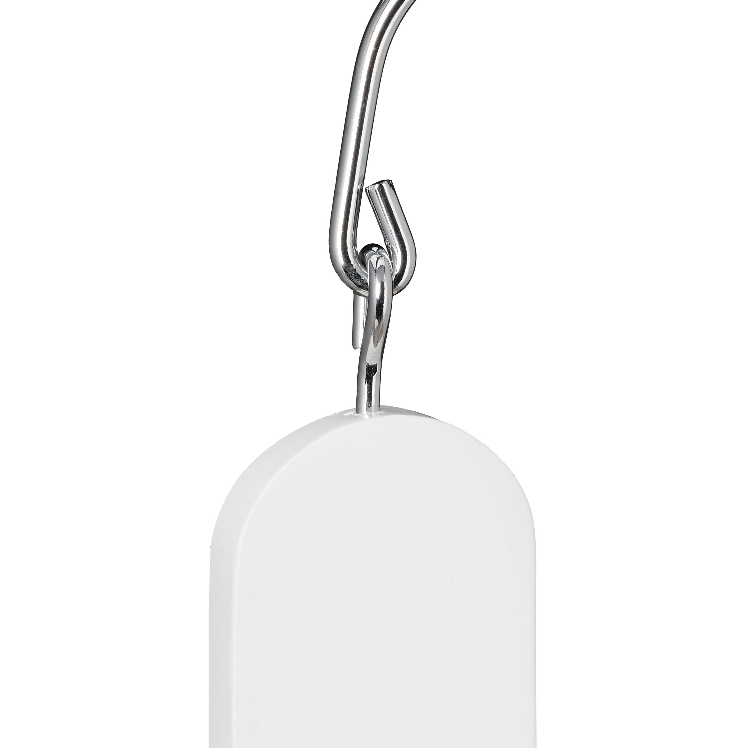 Cintre multiple, 4 x avec traverse pour pantalon, bois, métal, porte-chemises, peu encombrant, armoire, blanc, Relaxdays - 6