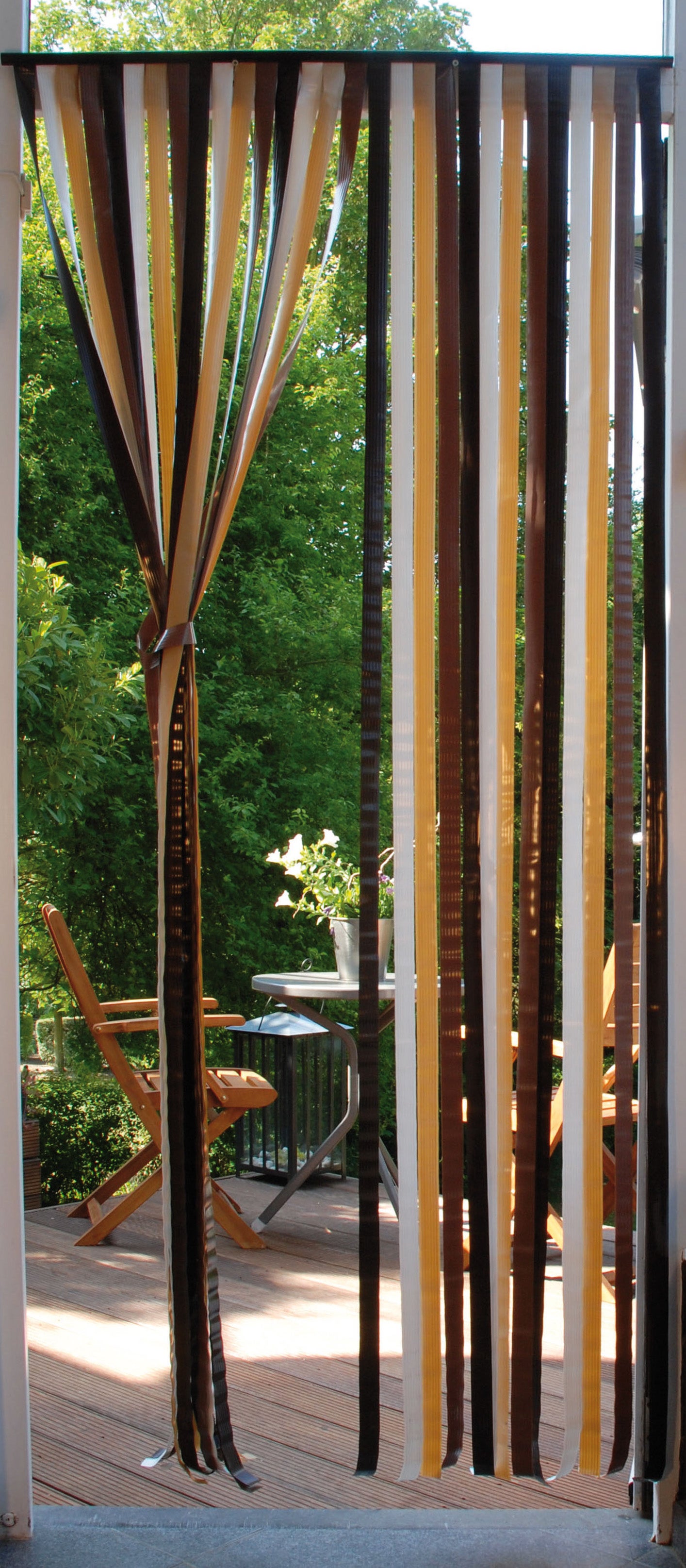 Rideau portière Capri 100 x200 cm marron - 2