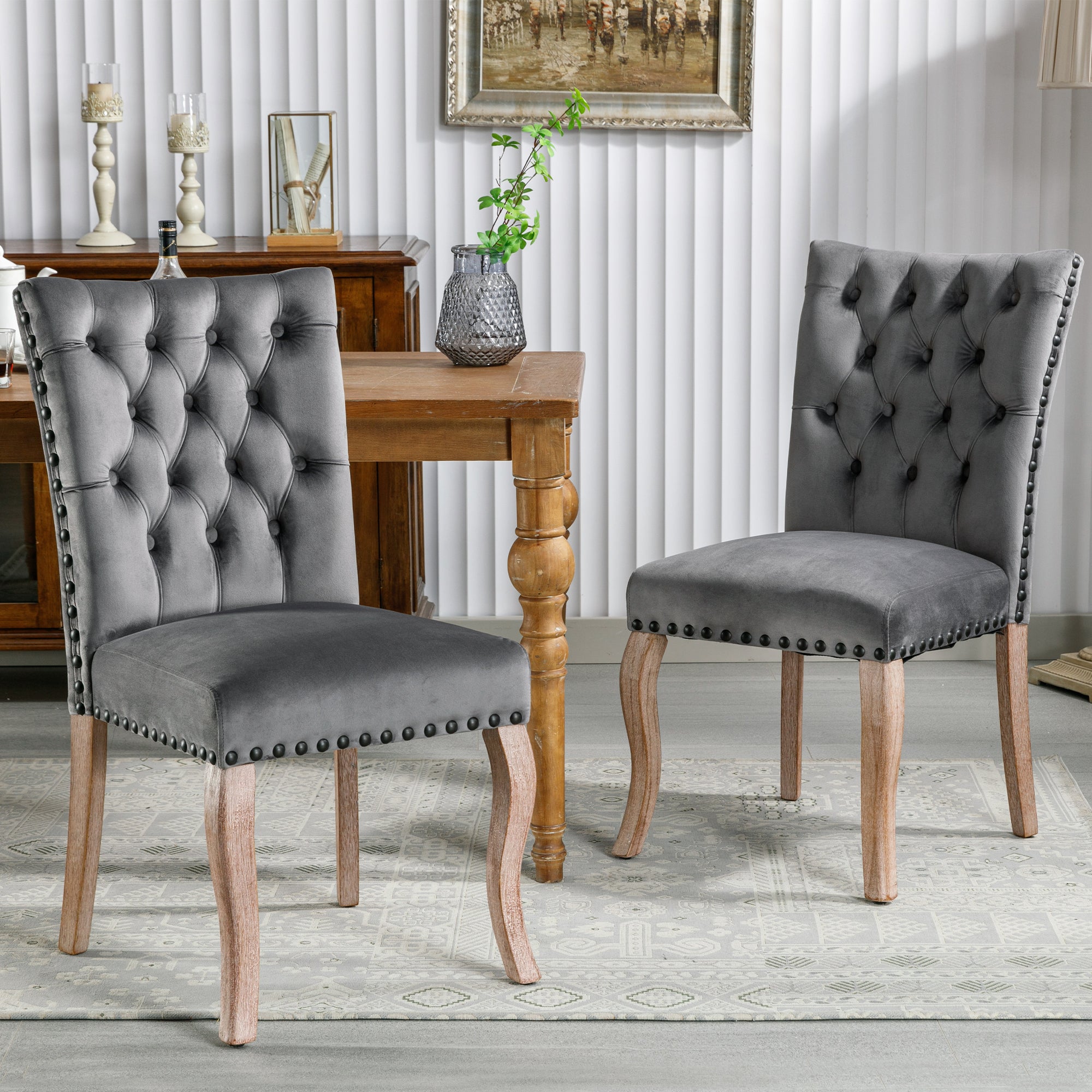 Il numero 1 del risparmio-SET 2 SEDIE DA CUCINA IMBOTTITE CON GAMBE IN ACCIAIO 43X58X90 CM