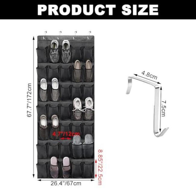 Porte Chaussures Mural,Rangement Chaussures Suspendu avec 35 Grandes Poches,Rangement porte à Suspendre Étagère Chaussure Pliables avec 4 Crochets pour Salle de Bain Chambre Cuisine Porte Chaussures Mural,Rangement Chaussures Suspendu avec 35 Grandes Poches,Rangement porte à Suspendre Étagère Chaussure Pliables avec 4 Crochets pour Salle de Bain Chambre Cuisine
