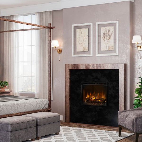 Cheminée électrique avec chauffage murale - Dimplex - Optiflame, 1400W, télécommande - Firebox XHD28 - 8