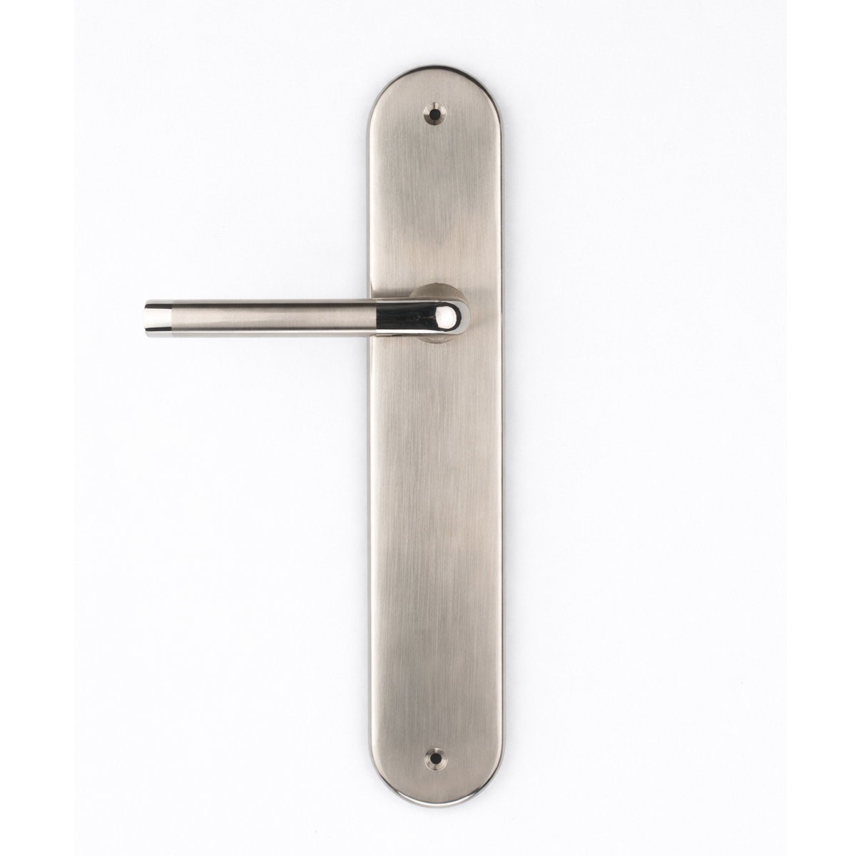 Manilla con placa ovalada bicolor para puerta modelo '140' de zamak ...