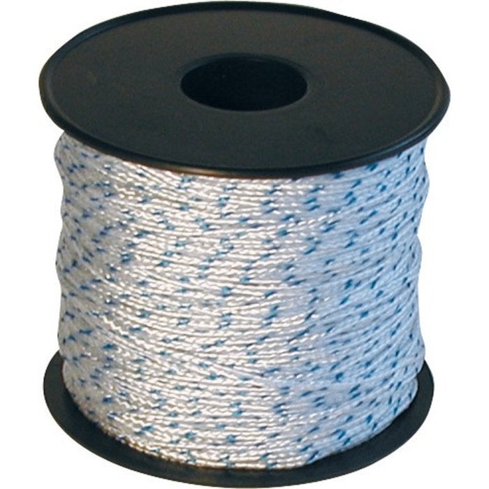 Cordelette DIY Flandria Résistante Corde Polypro Tressée Noire 3mm - Bobine 100m - Idéale Extérieur, Bricolage, Jardinage Corde Fine