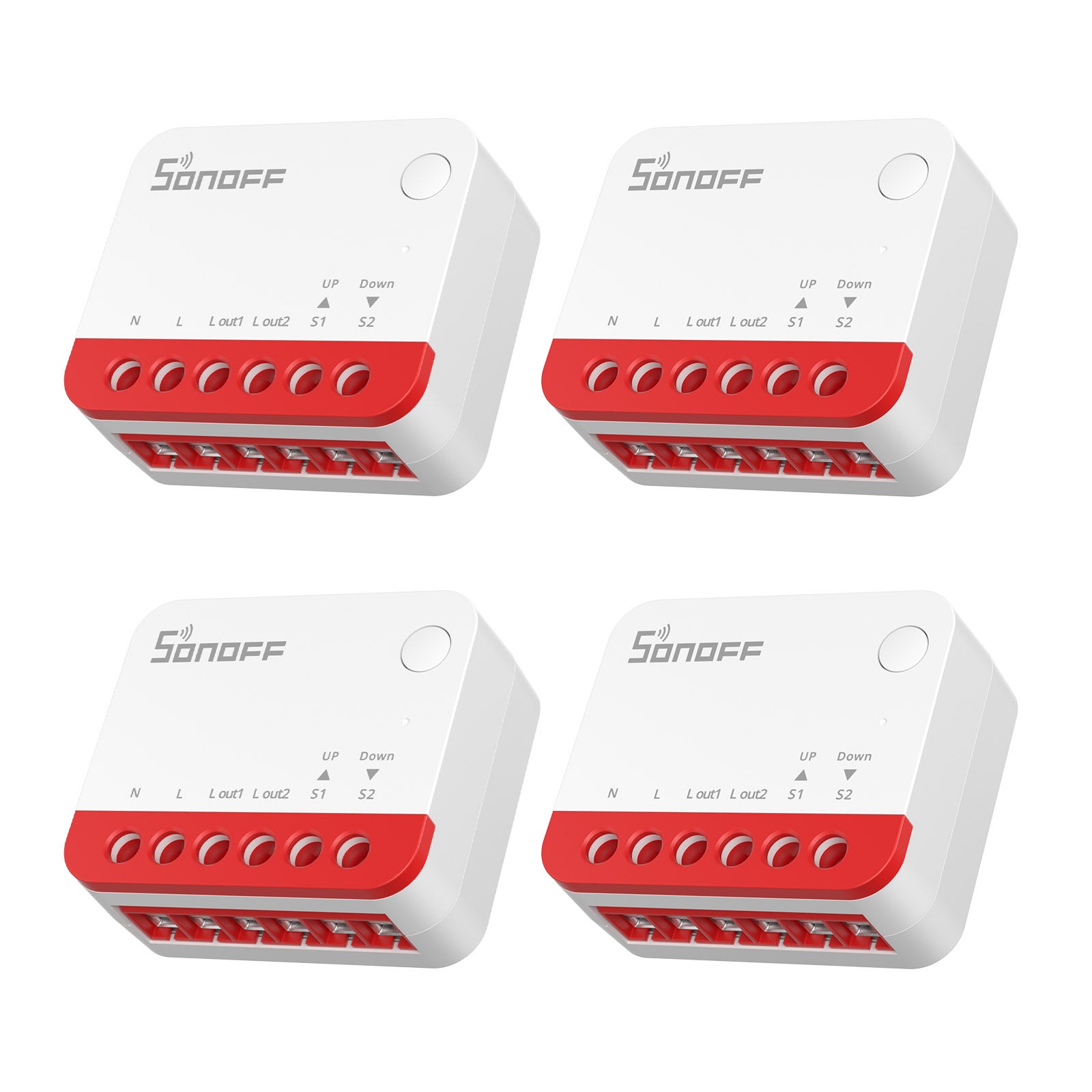 VURAHOME - [Fonction Pourcentage]Interrupteur Volet Roulant Connecté, Commutateur Rideau Intelligent Alexa Google Home,Interrupteur Volet Roulant Wifi,Contrôle À Distance/Minuterie,Fil Neutre Requis 2