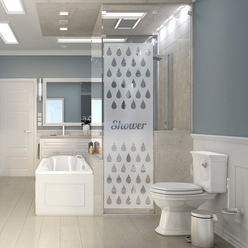 Adesivo porta di doccia Shower - Sticker adesivo - adesivi murali - 185x55cm - 2