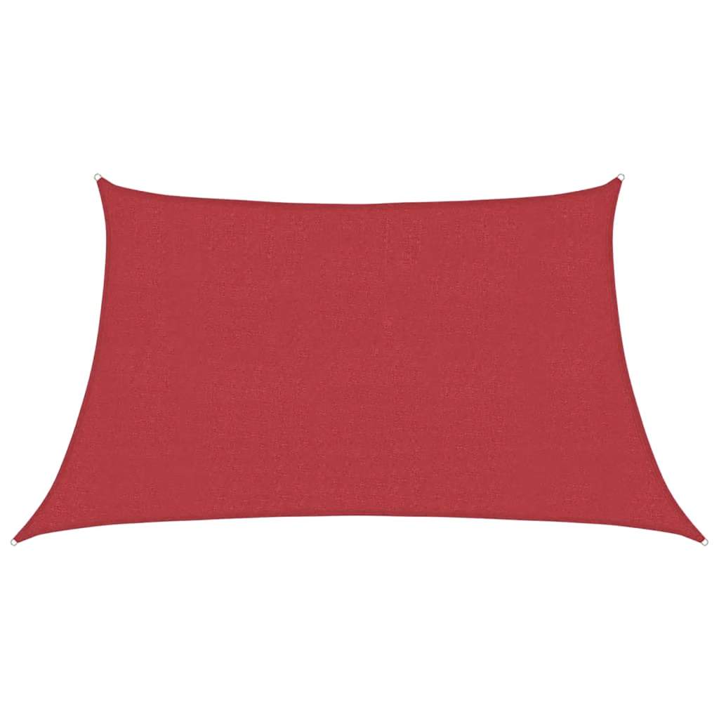 Maison Exclusive - Vela Parasole 160 g/m² Rossa 3/4x2 m in HDPE - 2
