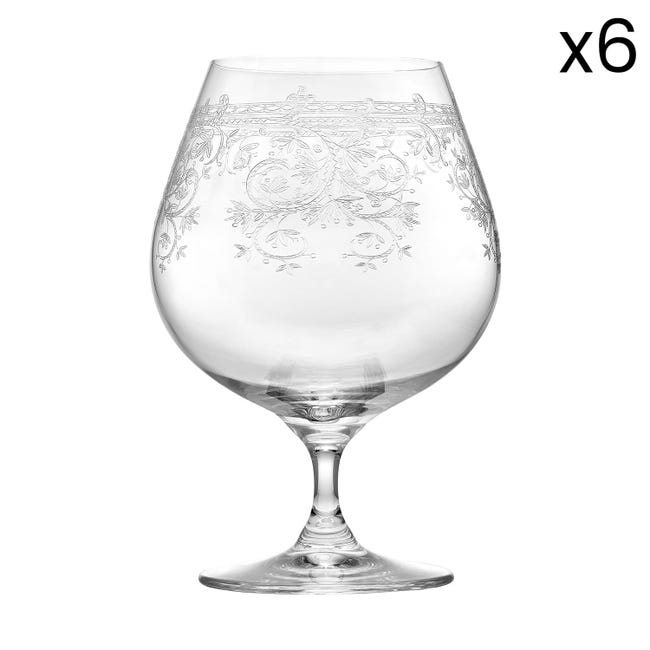 Livellara Milano Flute 210 ml Vetro, Set da 6, Bicchieri Particolari per Matrimonio, Anniversario, Laurea, Stile Rococò, Collezione: Luigi XV Livellara Milano Flute 210 ml Vetro, Set da 6, Bicchieri Particolari per Matrimonio, Anniversario, Laurea, Stile Rococò, Collezione: Luigi XV