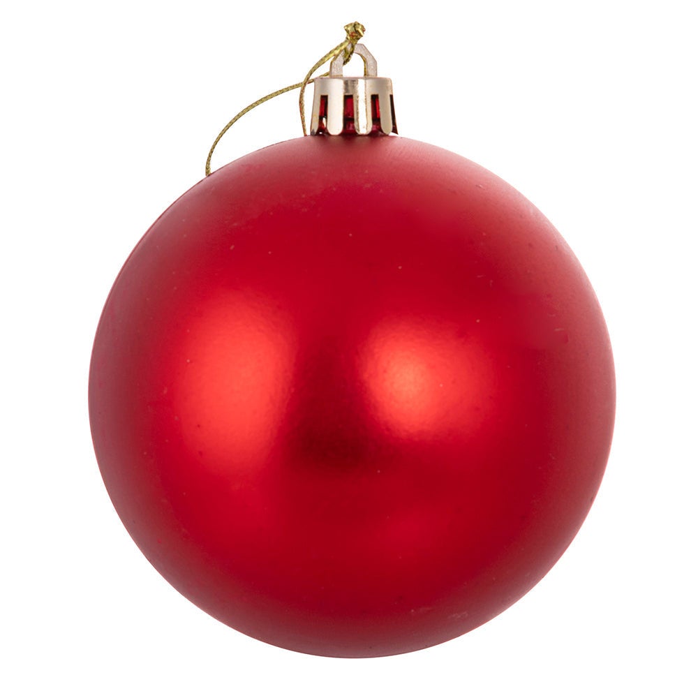 Affiche De Clôture Boules De Noël Rouges Avec Différentes Textures