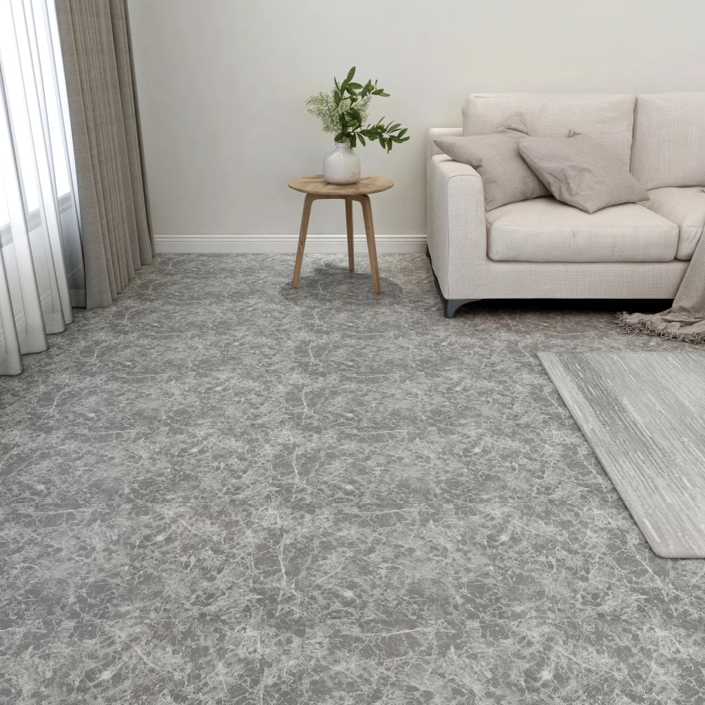 Maison exclusive - tarimas de suelo autoadhesiva 20 uds pvc 1,86 m² gris cemento