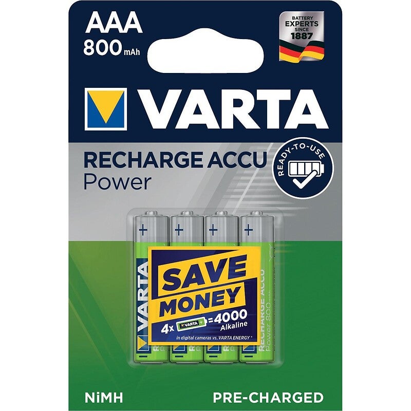 Akumulator Varta AA 2100 mAh bez efektu pamięci zielony - 4