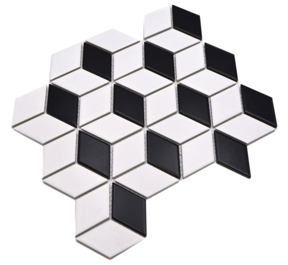 Modamo Mosaïque Matte Céramique Noire Hexagon Titantium 4 Po x 4 Po | Home Depot Canada Modamo Mosaïque Matte Céramique Noire Hexagon Titantium 4 Po x 4 Po | Home Depot Canada
