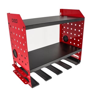 Panneau Mural Porte-Outils CCLIFE - 4 Panneaux 160x60cm Avec 37 Supports - Organisation Atelier Garage