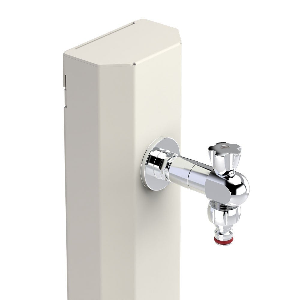 Fontanella da giardino in acciaio verniciato inGenius IG550BIANCO - Bianco - 2