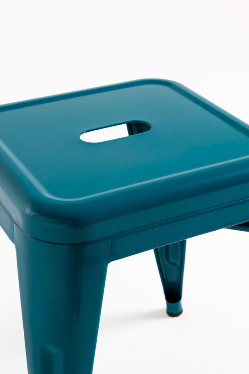 Pack 6 Taburetes Torix Pequeños - Verde azulado - 6