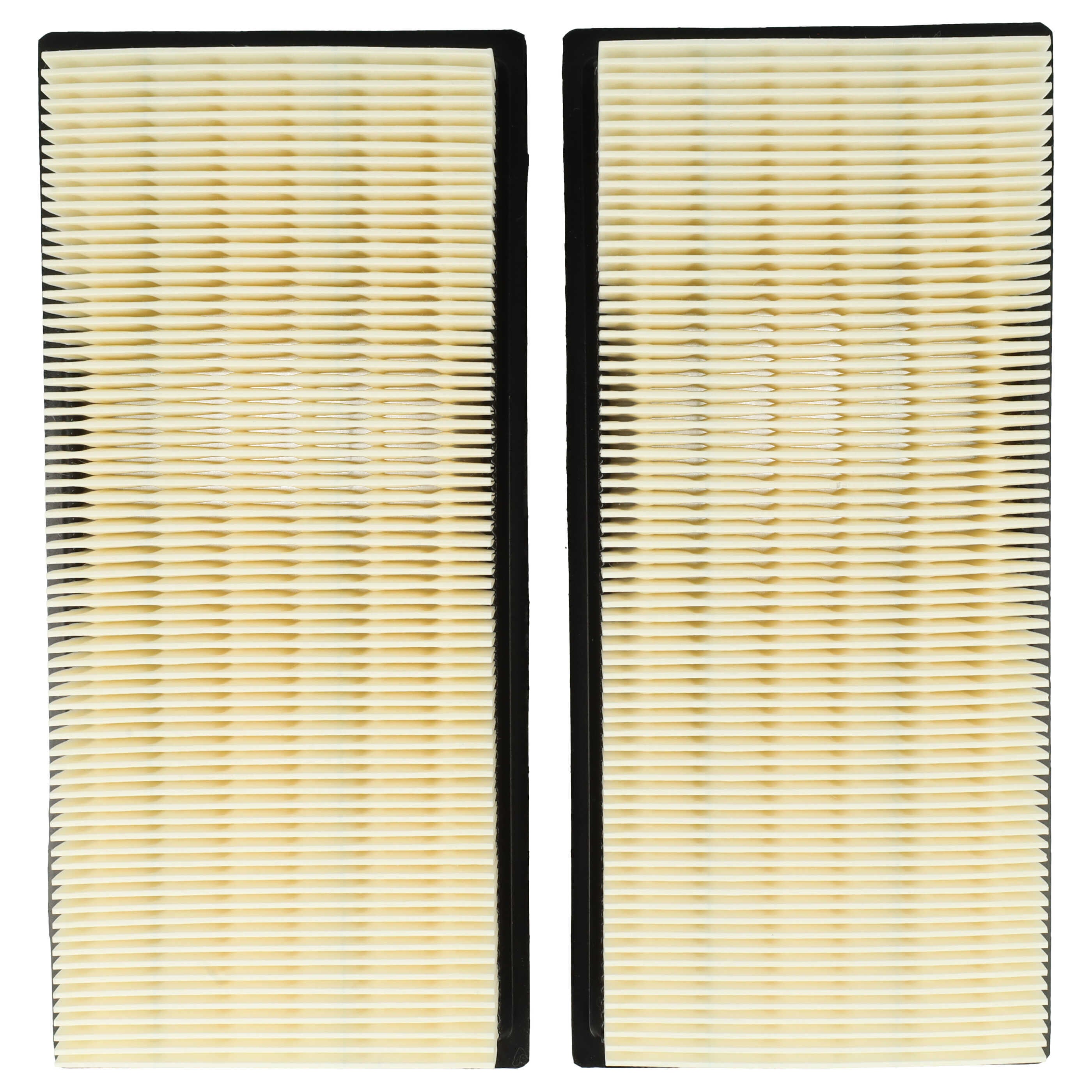 vhbw Set de 2x filtres d'aspirateur compatible avec Nilfisk Attix 30, 30-21 XC 230V 50HZ DK aspirateur - Filtre principal, filtre plissé plat - 7