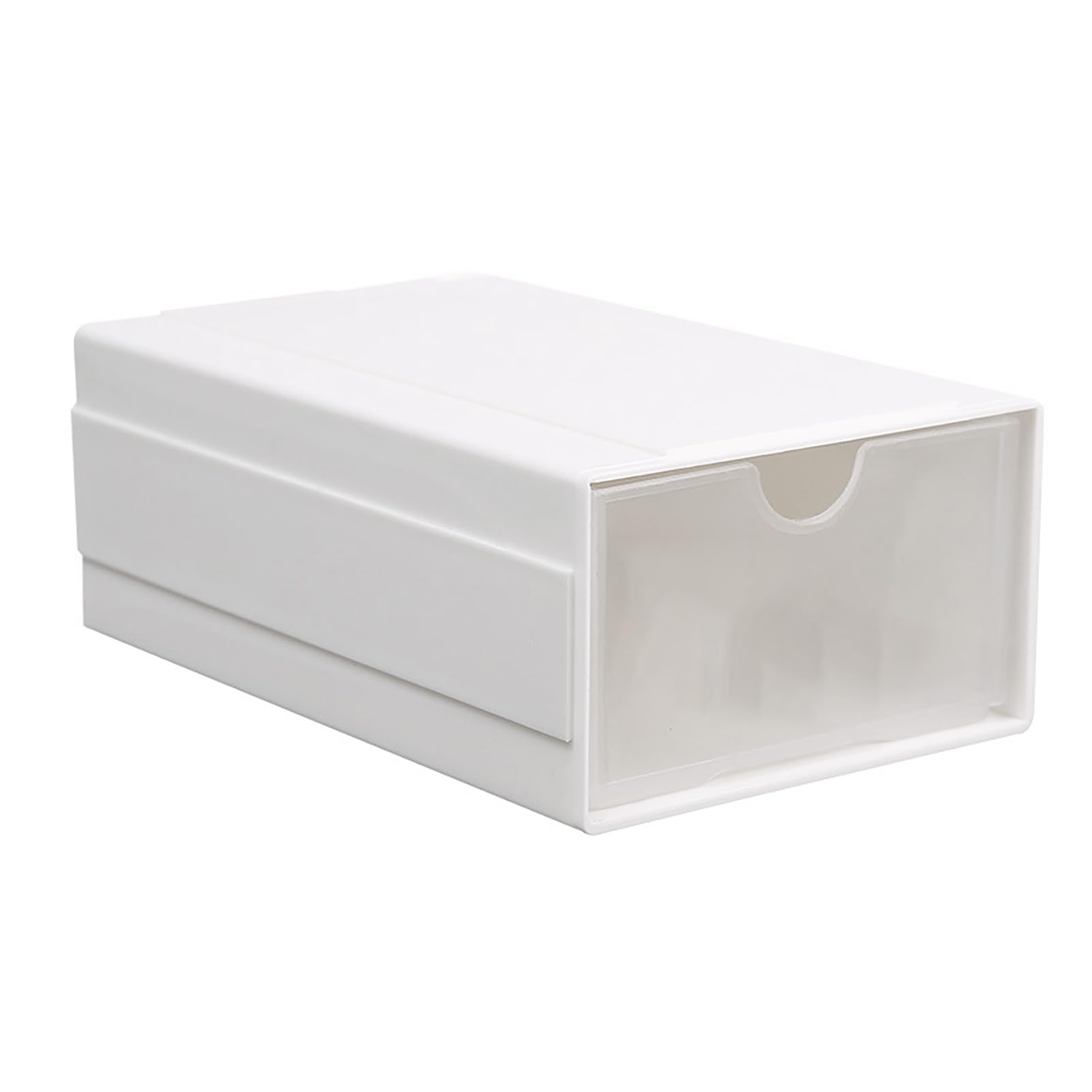 Boîte de rangement à tiroirs en plastique pour bureau, organisateur de rangement à tiroirs, gain de place, conteneur à tiroirs polyvalent pour bure - 4