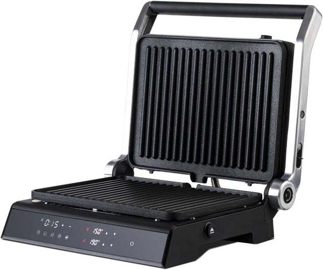 Grill Elettrico Mellerware Grill Elettrico Hotty! - W | Menù | Antiaderente | Regolatore Temperatura Inox