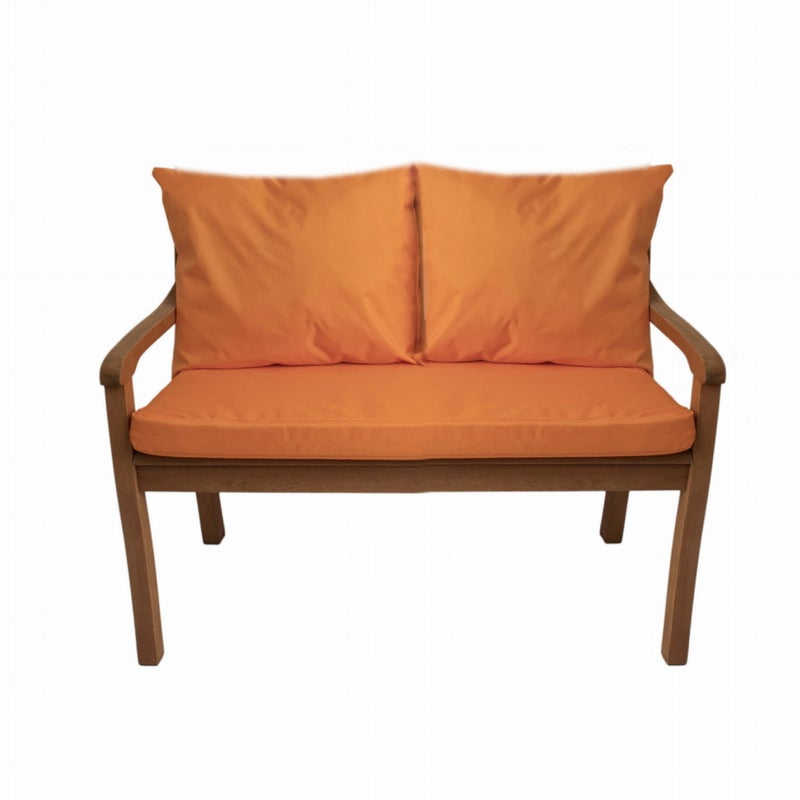 Poduszka ogrodowa na ławkę 120x50x7cm/2x50x56cm Poduszka na ławkę Pomarańczowa poduszka na meble ogrodowe Wygodne poduszki na sofę na patio i werandy