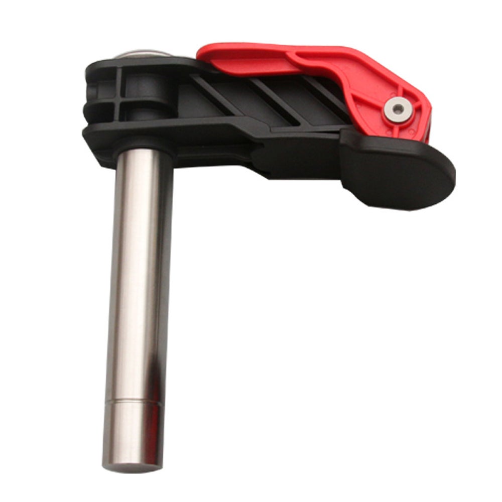 Braçadeira para carpintaria, prensa de mesa de aço inoxidável, liberação rápida de 20 mm para tampos de mesa com furos - 2