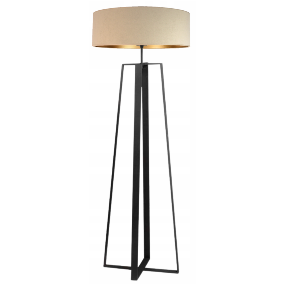 Lampa stojąca podłogowa z abażurem walec WENIS