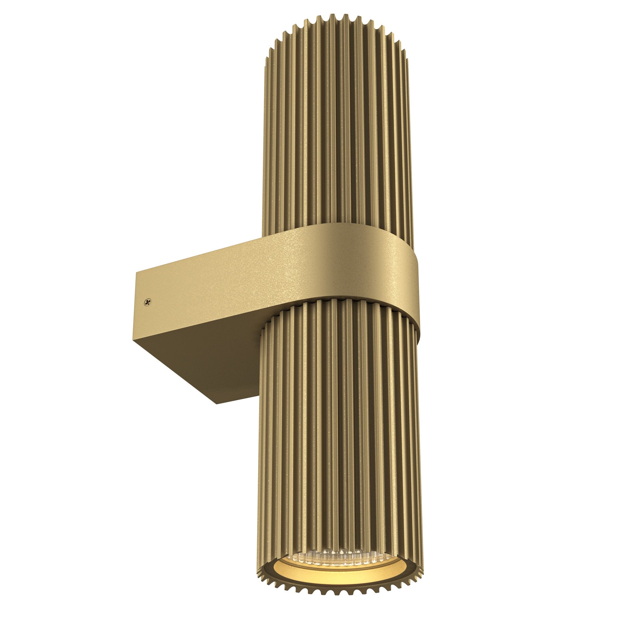 Kinkiet ścienny Dynamics mosiężno-złoty 2xGU10x50W góra-dół wym: 23 x 6 x 10,6 cm aluminium IP20 Maytoni