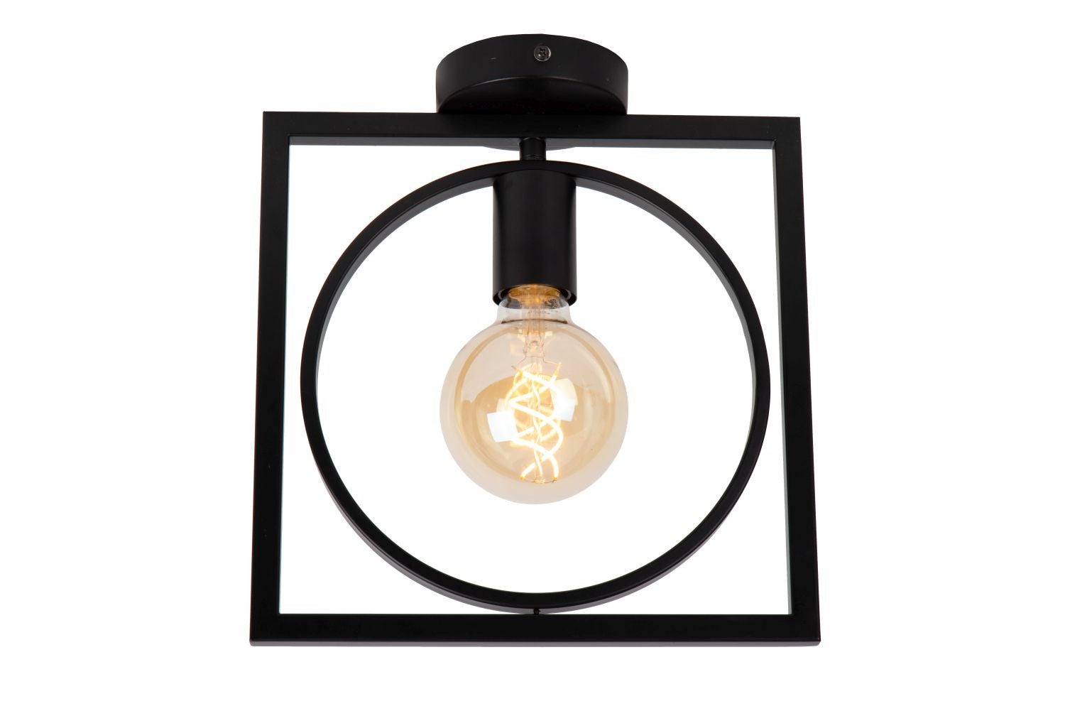 Lampa sufitowa SUUS czarna 1xE27x40W metal wym:30,5x28x23,5cm IP20 Lucide
