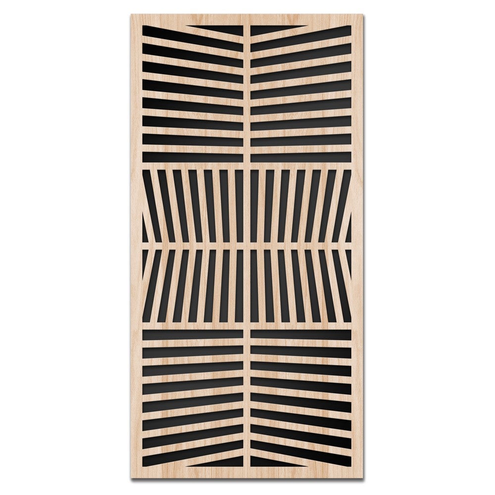 LINIE - Obraz meblowy z drewna kompozytowego i PVC cięty laserowo, 70x140 cm