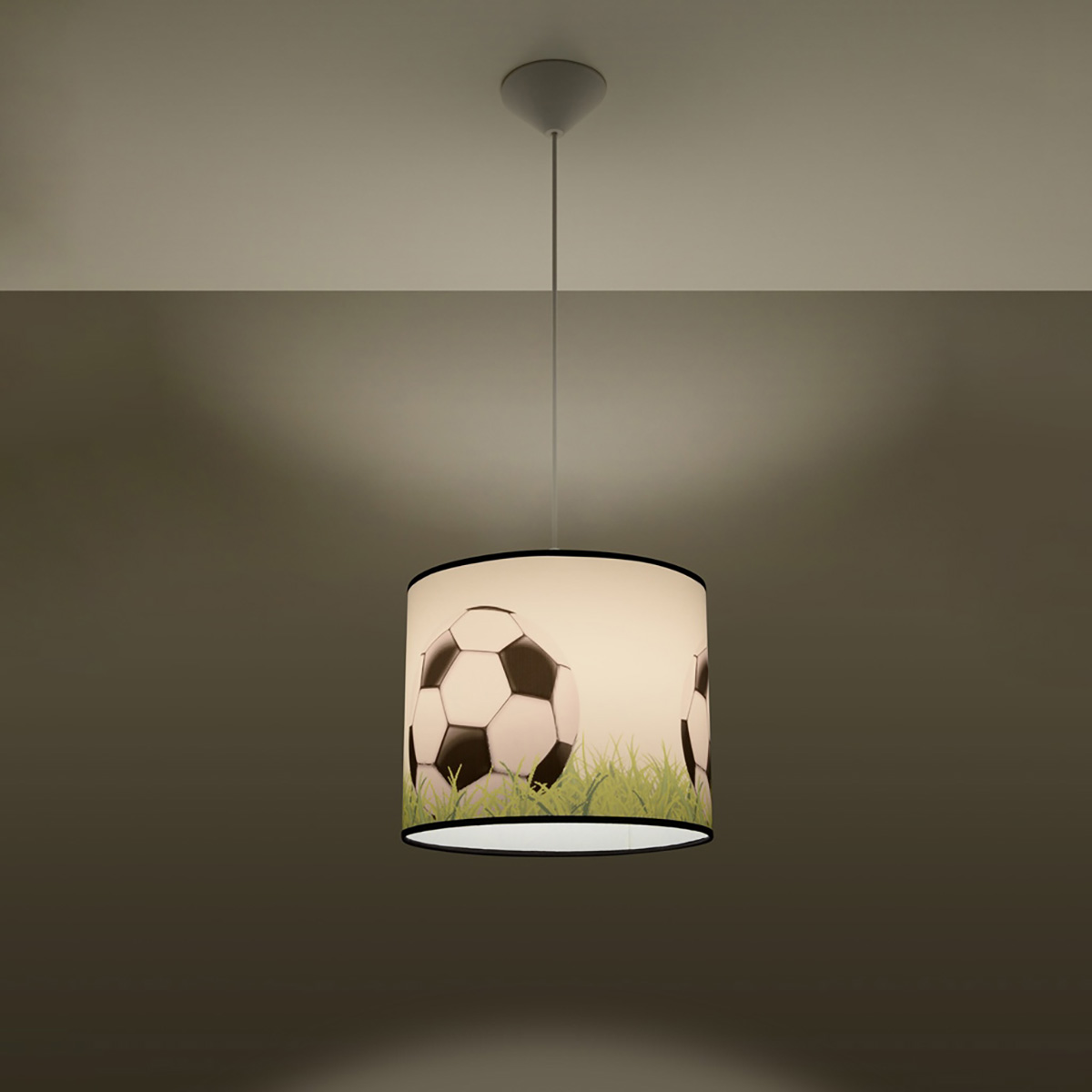 Lampa wisząca CALCIO C 30 LED 3000K - 30x30x82cm Sollux