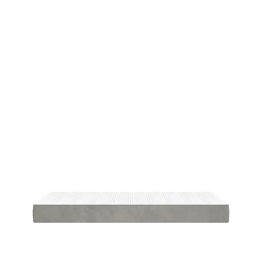 Materac vidaxl sprężyny kieszeniowe 140x210 cm welur komfortowy