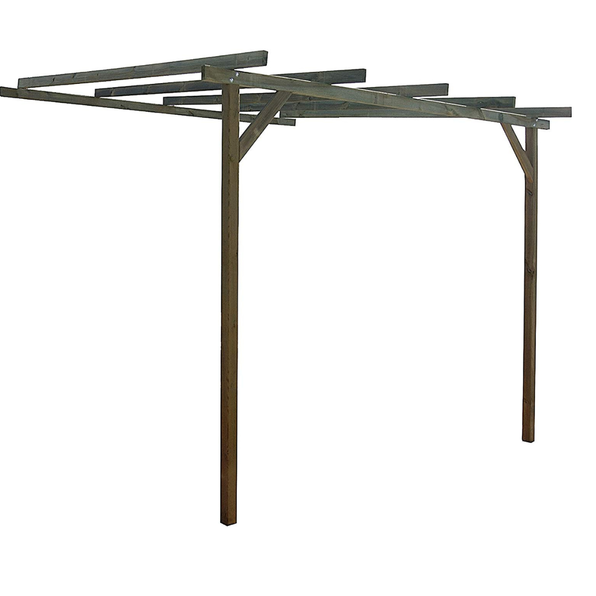 Pergola Adossée en Bois Gamme KAI Vidahuerto – 300x240x240 cm à 270 cm - 3