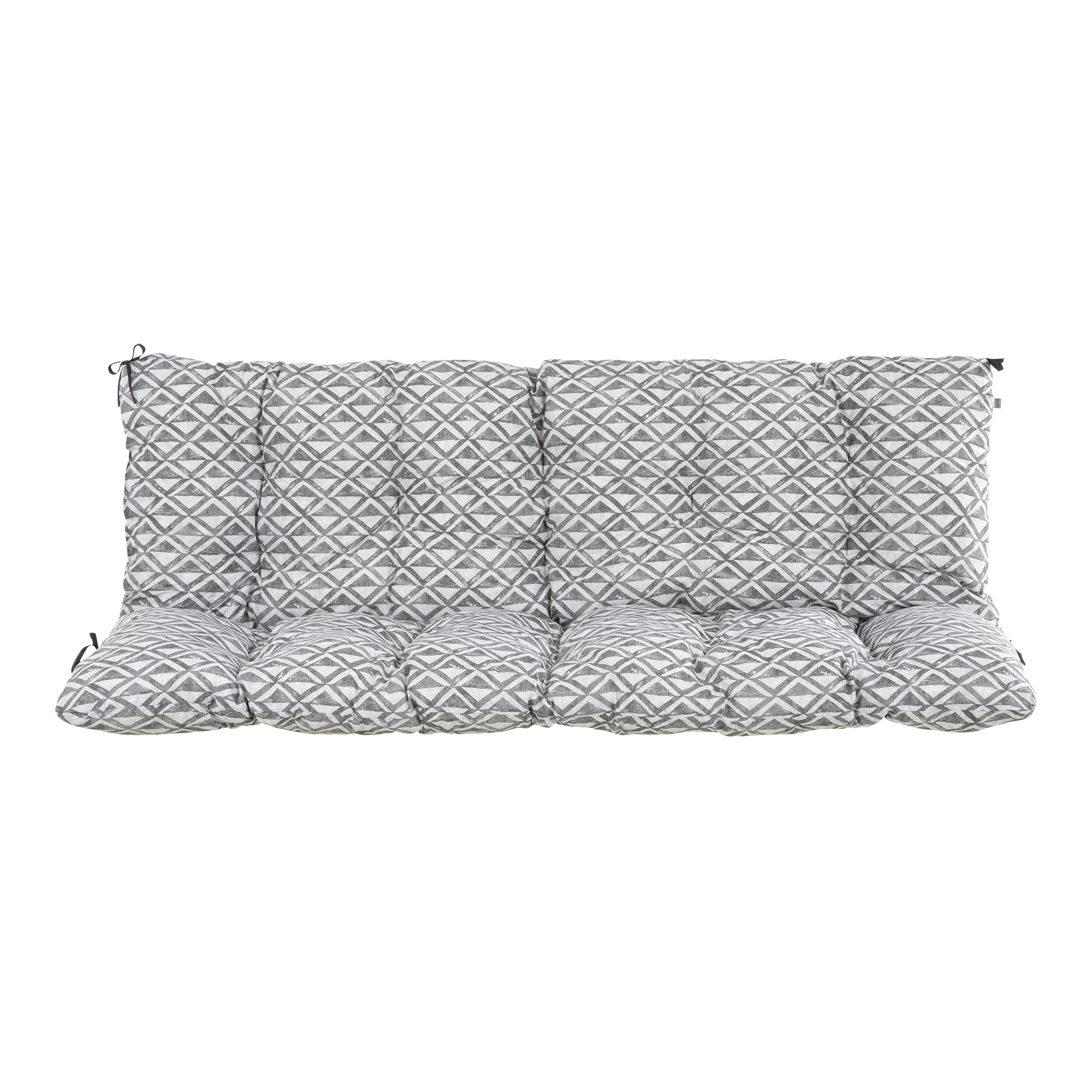 Poduszka na huśtawkę / ławkę 150 cm Frigiliana geometryczny jasnoszary PATIO