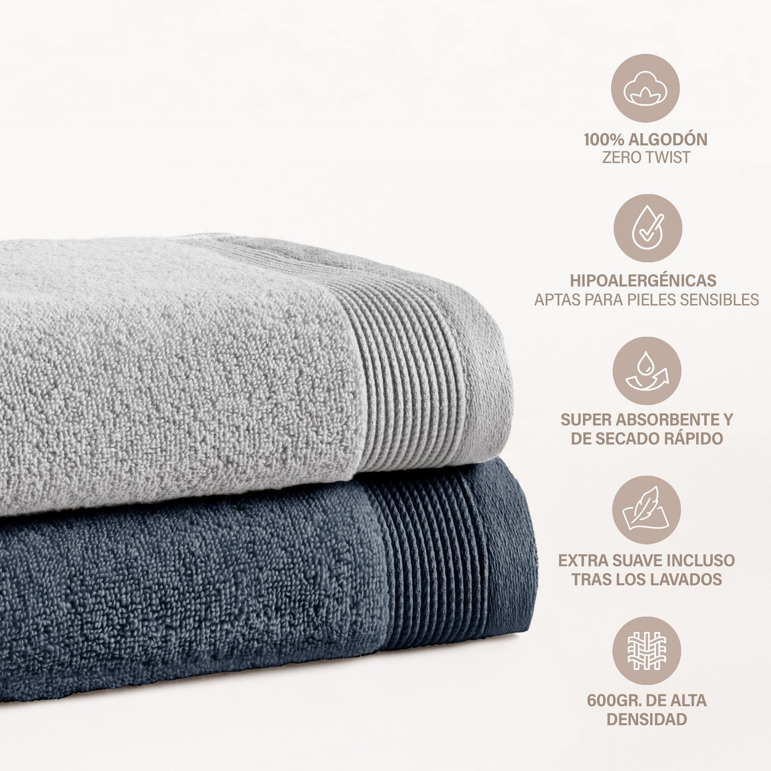 Serviette Absorbante Séchage Rapide Immaculate Textiles Lot De 2 Serviettes De Bain En Bambou 74 X 34 Cm 700 G/m² 100 % Bambou : Qualité Hôtelière/spa : Extra Doux, Très Absorbant Et