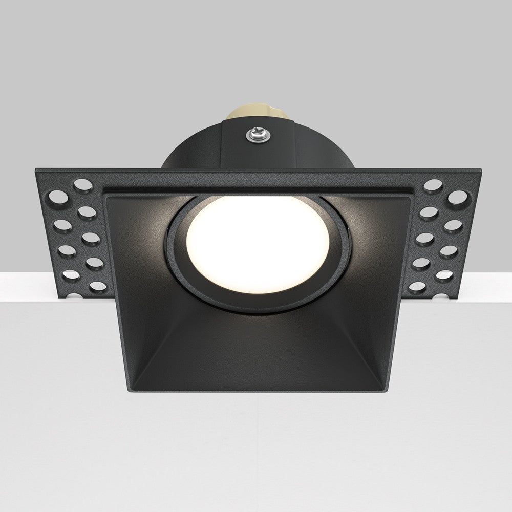Oprawa sufitowa wpuszczana podtynkowa Dot czarna 1xGU10x50W kwadratowa IP20 wym: 4,2 x 9 x 11,2 cm aluminium Maytoni - 5