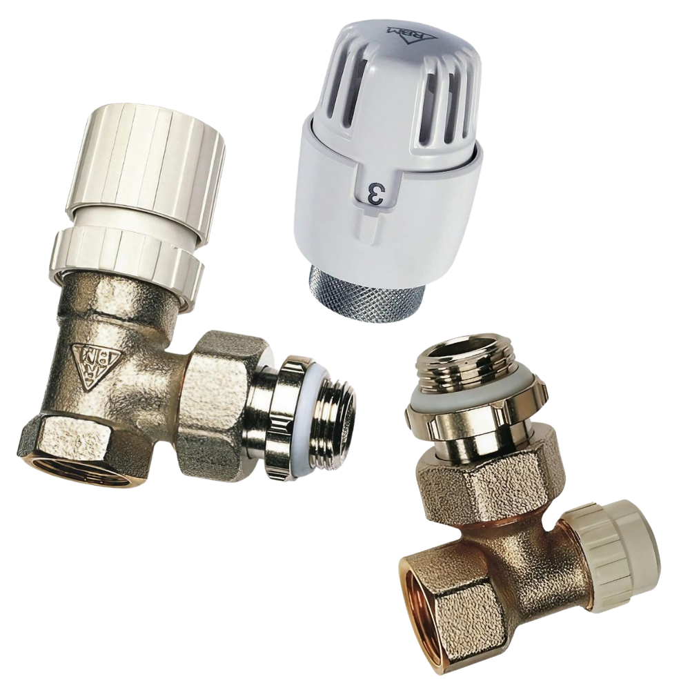Kit thermostatique + coude de retour 1/2 équerre RBM — free download