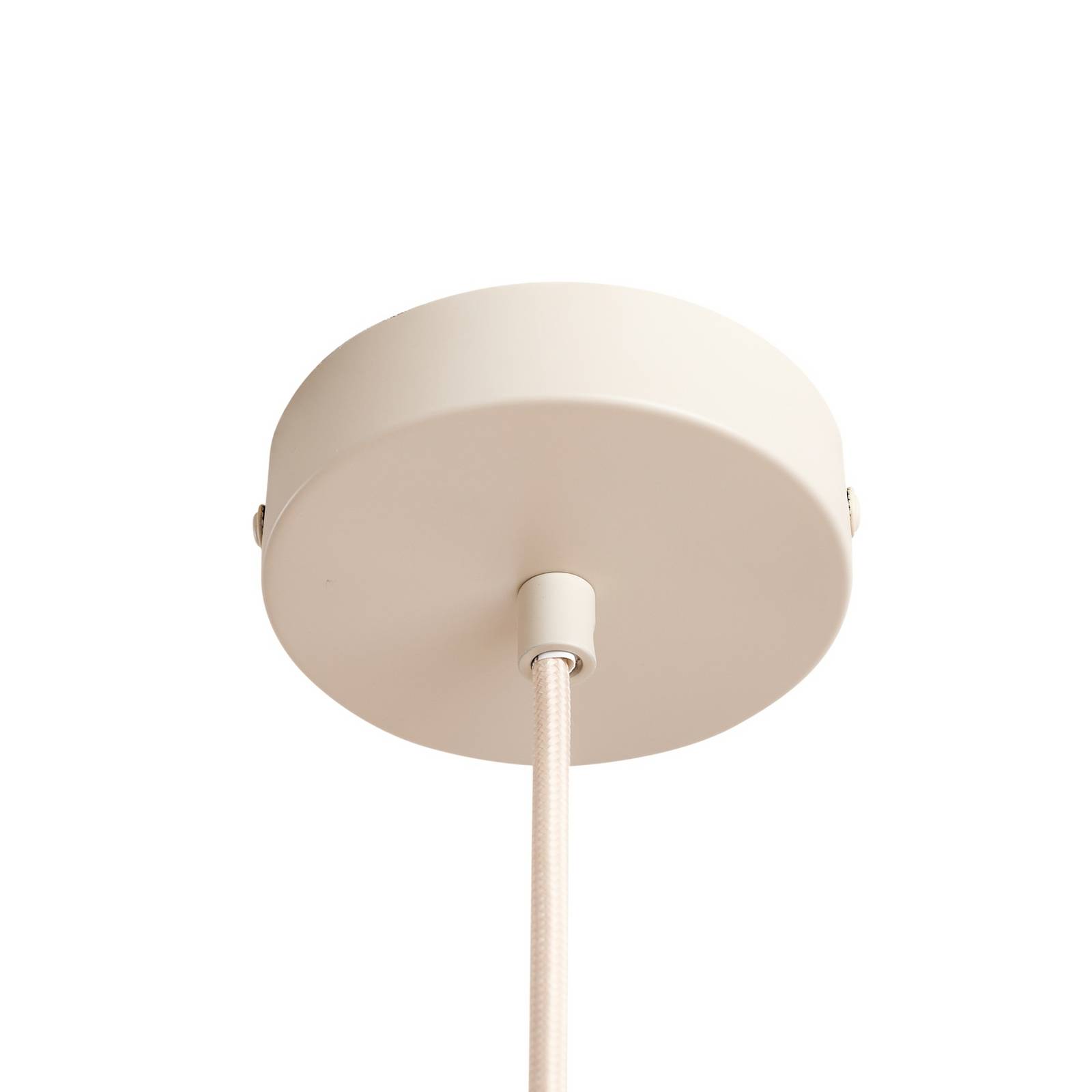 Suspension Lindby Libbie, Ø 45 cm, lin, couleur crème, Suspension Luminaire, Lampe plafond, Luminaire Plafonnier, Lampe Suspendue, Suspension - 8