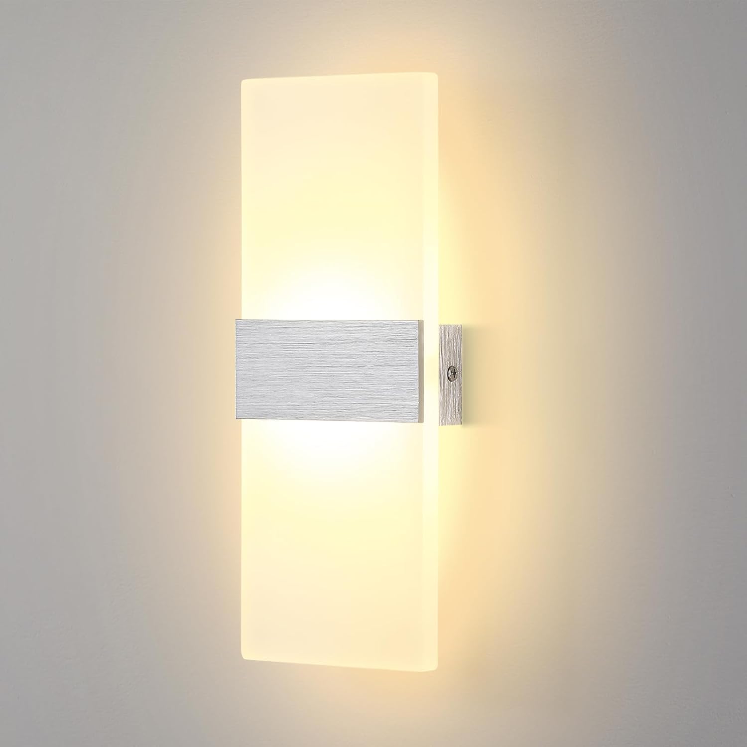 1 szt. 6W 220V kinkiet LED do wnętrz, oświetlenie korytarza, sypialni, ciepłe światło